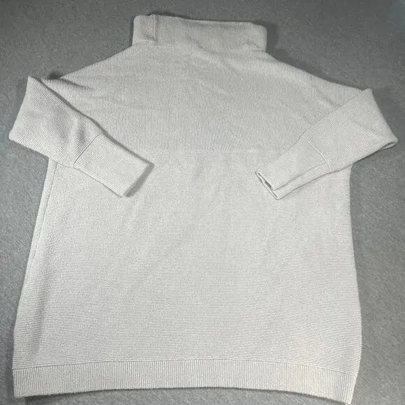 Free People Ottoman Slouchy Gray Turtleneck Sweater Woman's Medium RN: 66170 - Picture 6 of 7